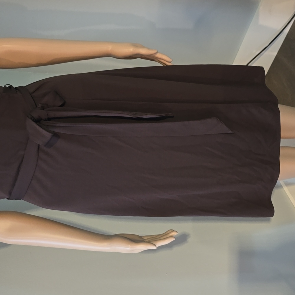 Ann Tylot Loft Wrap Midi Dress Size 6 - Picture 3 of 10